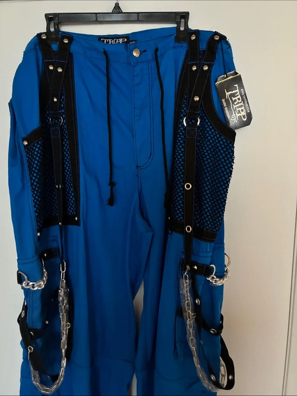 Tripp NYC NWT 3XL Royal w/Black Fishnet Cargo Pants/Shorts
